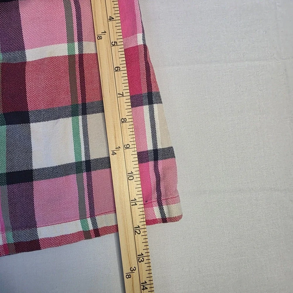Gymboree Brightest in Class Plaid Button Pocket Skort size 6